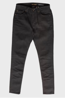Black jeans with tag