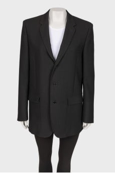 Black jacket with shoulders