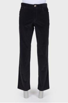 Men's velor trousers
