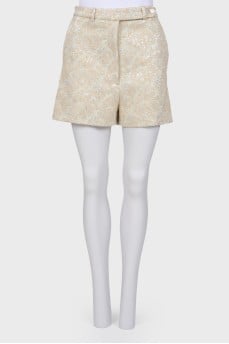 Shorts with lurex, with tag
