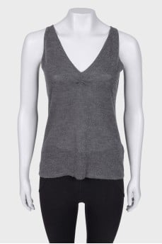 Cashmere gray top
