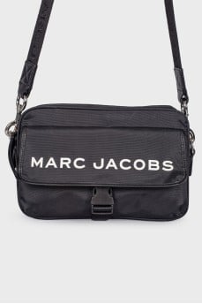 Textile bag with a brand logo