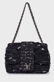Twrid black and white bag