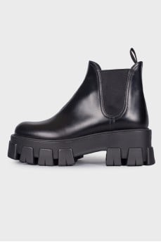 Boots with chunky soles