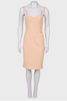 Bustier dress with straps
