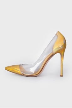 Golden shoes chameleon