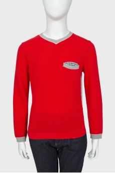 Children's sweater with pocket
