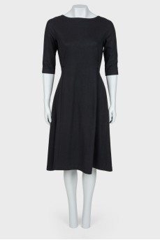 Woolen black dress
