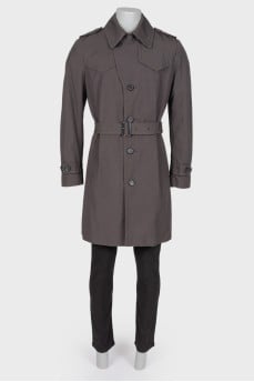 Male cloak with a removable lining