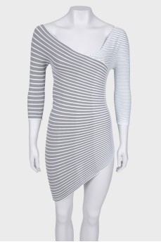 Asymmetric Striped Top