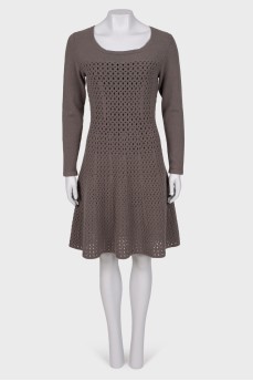 Mokko dress in a grid