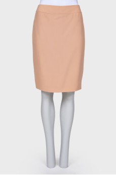 Beige classic skirt
