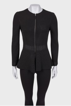 Fitted zipper top