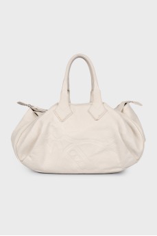 Bag embossed with brand's logo