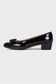 Black patent Heels