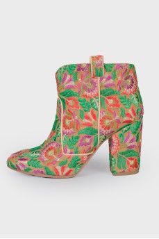 Embroidered boots Pete
