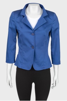 Blue fitted jacket