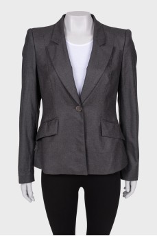 Gray wool jacket