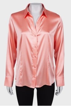 Silk pink blouse