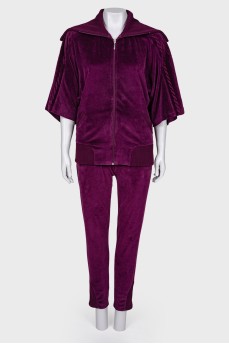 Velor tracksuit