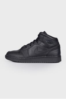 Black high top sneakers