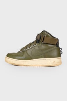 Green high top sneakers