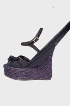 Ankle tie sandals