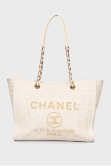 Deauville Tote Raffia Bag