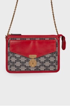 Bag with textile covering