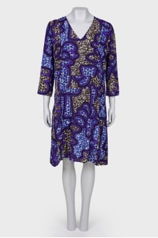 Abstract print dress