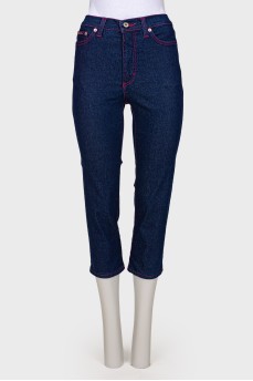 Children's dark blue skinny jeans