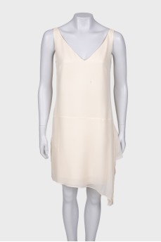 Silk milk dress