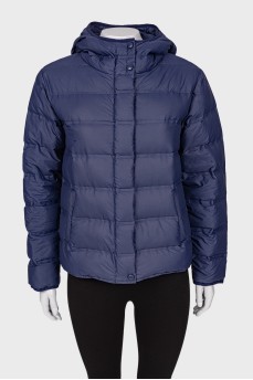 Quilted hooded jacket