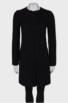 Black wool coat
