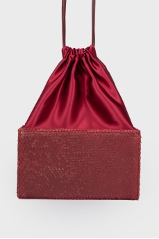 Animal Embossed Rectangular Bag