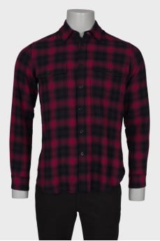 Men's plaid shirt