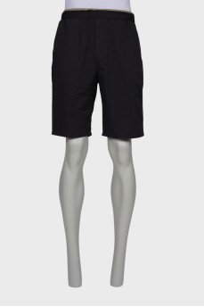 Men's black shorts
