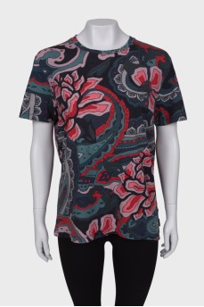 T-shirt with abstract print