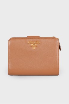 Brown leather wallet