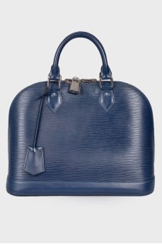 Blue Epi Alma PM vintage bag