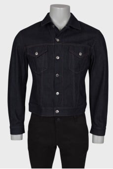 Men's denim jacket with tag