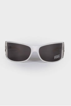 White frame sunglasses