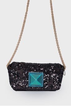 LE COPAIN SEQUINS bag with tag