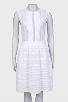 White openwork dress