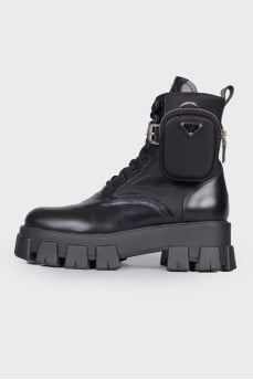 Monolith leather boots