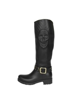 Combined material boots