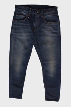 Men's vintage blue jeans