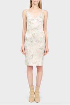 Beige slip dress