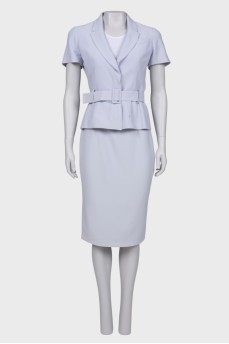 Lavender skirt suit