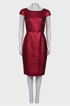 Red sparkly sheath dress